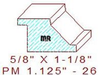 Panel Moulding 1-1/8" - 26