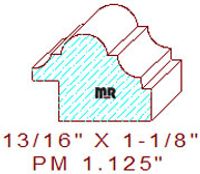Panel Mould 1-1/8" Panel Mould 1-1/8"