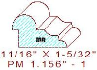 Panel Moulding 1-5/32" - 1 Panel Moulding 1-5/32" - 1