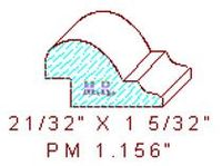 Panel Mould 1-5/32" Panel Mould 1-5/32"