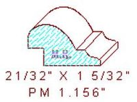 Panel Mould 1-5/32"