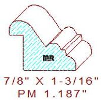Panel Moulding 1-3/16" Panel Moulding 1-3/16"