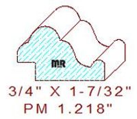 Panel Mould 1-7/32"