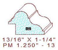 Panel Mould 1-1/4" - 13 Panel Mould 1-1/4" - 13