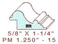 Panel Mould 1-1/4" - 15