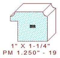 Panel Mould 1-1/4" - 19 Panel Mould 1-1/4" - 19