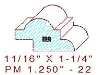 Panel Mould 1-1/4" - 22 Panel Mould 1-1/4" - 22