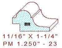 Panel Mould 1-1/4" - 23 Panel Mould 1-1/4" - 23