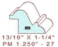 Panel Mould 1-1/4" - 27 Panel Mould 1-1/4" - 27