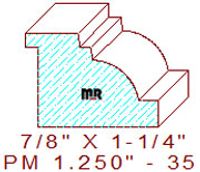 Panel Mould 1-1/4" - 35