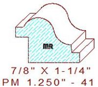Panel Mould 1-1/4" - 41 Panel Mould 1-1/4" - 41