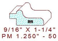 Panel Mould 1-1/4" - 50 Panel Mould 1-1/4" - 50
