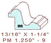Panel Mould 1-1/4" - 9 Panel Mould 1-1/4" - 9