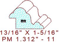 Panel Moulding 1-5/16" - 11 Panel Moulding 1-5/16" - 11