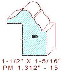 Panel Moulding 1-5/16" - 15