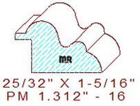 Panel Moulding 1-5/16" - 16 Panel Moulding 1-5/16" - 16