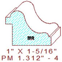 Panel Moulding 1-5/16" - 4 Panel Moulding 1-5/16" - 4