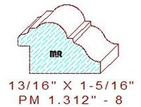 Panel Mould 1-5/16" - 8 Panel Mould 1-5/16" - 8