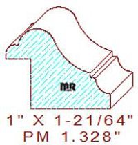 Panel Mould 1-21/64" Panel Mould 1-21/64"