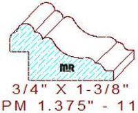 Panel Mould 1-3/8" - 11 Panel Mould 1-3/8" - 11