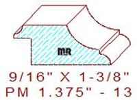 Panel Mould 1-3/8" - 13