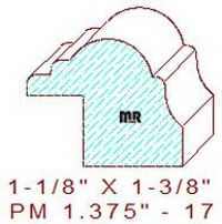 Panel Mould 1-3/8" - 17 Panel Mould 1-3/8" - 17