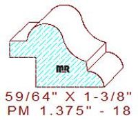 Panel Mould 1-3/8" - 18