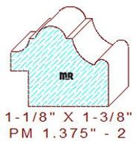 Panel Mould 1-3/8" - 2 Panel Mould 1-3/8" - 2
