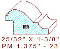 Panel Mould 1-3/8" - 23 Panel Mould 1-3/8" - 23