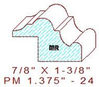 Panel Mould 1-3/8" - 24