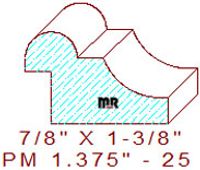 Panel Mould 1-3/8" - 25 Panel Mould 1-3/8" - 25