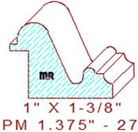 Panel Mould 1-3/8" - 27 Panel Mould 1-3/8" - 27