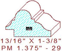 Panel Mould 1-3/8" - 29