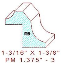 Panel Mould 1-3/8" - 3 Panel Mould 1-3/8" - 3