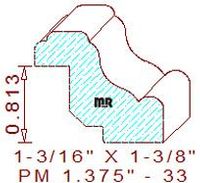 Panel Mould 1-3/8" - 33