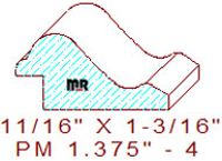 Panel Mould 1-3/8" - 4