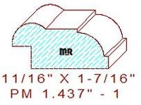 Panel Moulding 1-7/16" - 1 Panel Moulding 1-7/16" - 1
