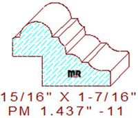 Panel Moulding 1-7/16" - 11 Panel Moulding 1-7/16" - 11