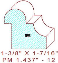 Panel Moulding 1-7/16" - 12 Panel Moulding 1-7/16" - 12