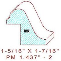 Panel Moulding 1-7/16" - 2 Panel Moulding 1-7/16" - 2