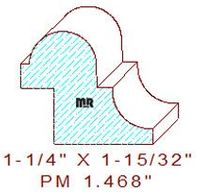 Panel Mould 1-15/32" Panel Mould 1-15/32"