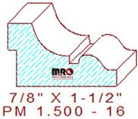 Panel Mould 1-1/2" - 16