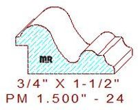 Panel Mould 1-1/2" - 24