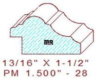 Panel Mould 1-1/2" - 28 Panel Mould 1-1/2" - 28