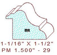 Panel Moulding 1-1/2" - 29 Panel Moulding 1-1/2" - 29