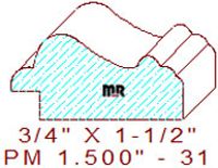 Panel Moulding 1-1/2" - 31 Panel Moulding 1-1/2" - 31
