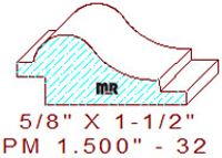 Panel Moulding 1-1/2" - 32 Panel Moulding 1-1/2" - 32
