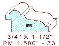 Panel Moulding 1-1/2" - 33 