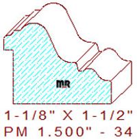 Panel Moulding 1-1/2" - 34 Panel Moulding 1-1/2" - 34