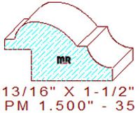 Panel Moulding 1-1/2" - 35 Panel Moulding 1-1/2" - 35